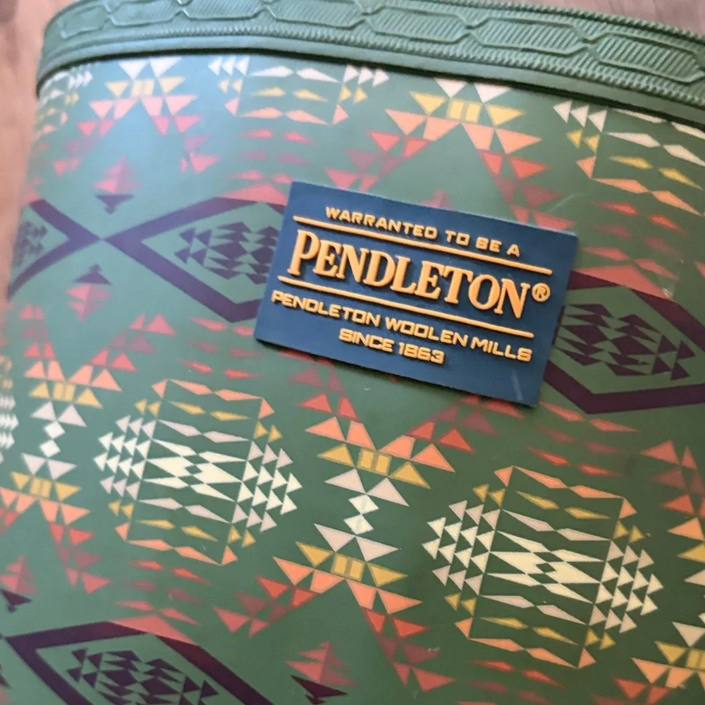 Pendleton Green Patterned Women's Rain Boots